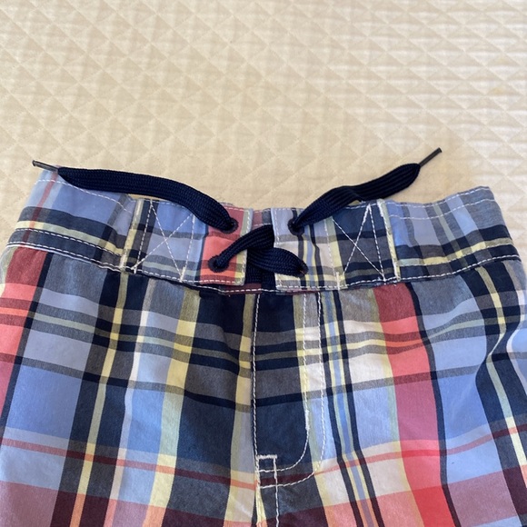 Janie and Jack Plaid Swim Trunks - Picture 4 of 11